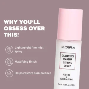 Moira Beauty Oil Control Makeup Setting Spray