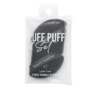 Beauty creations PUFF PUFF SET (2 PIECES) black