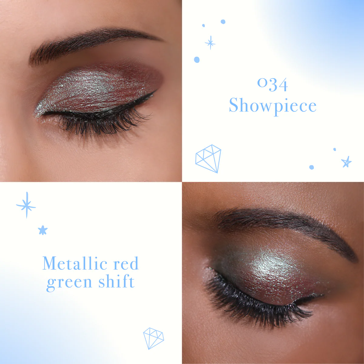 Moira DIAMOND DAZE LIQUID SHADOW (034, SHOWPIECE)