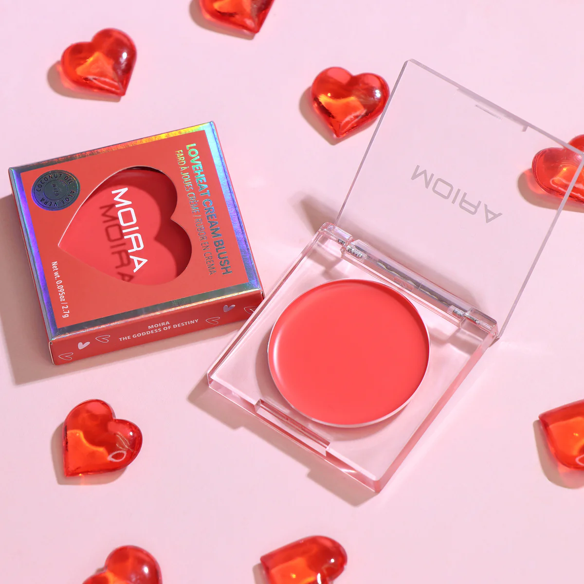 Moira LOVEHEAT CREAM BLUSH (004, I ADORE YOU)
