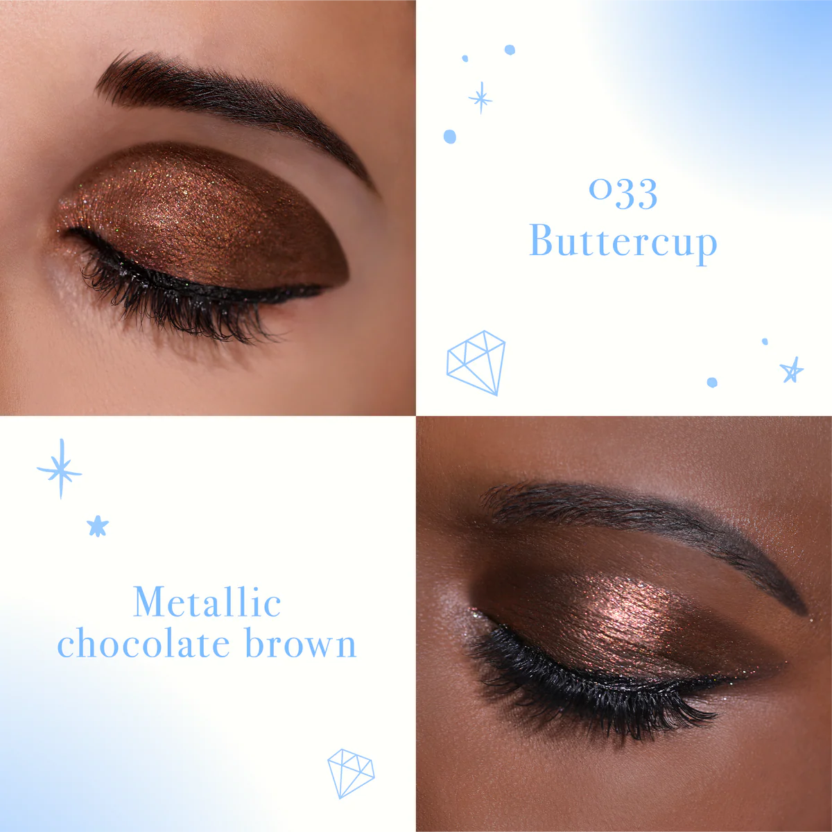 Moira DIAMOND DAZE LIQUID SHADOW (033, BUTTERCUP)