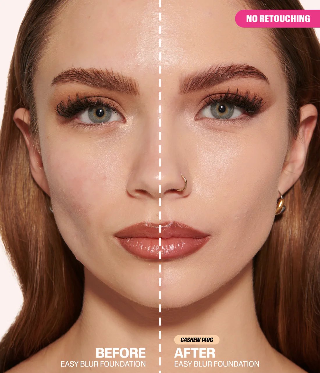 EASY BLUR NATURAL AIRBRUSH FOUNDATION WITH NIACINAMIDE Cashew 140G