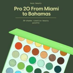 Kara beauty PRO20 FROM MIAMI TO BAHAMAS 30-Shades Creative Beauty Palette -VEGAN