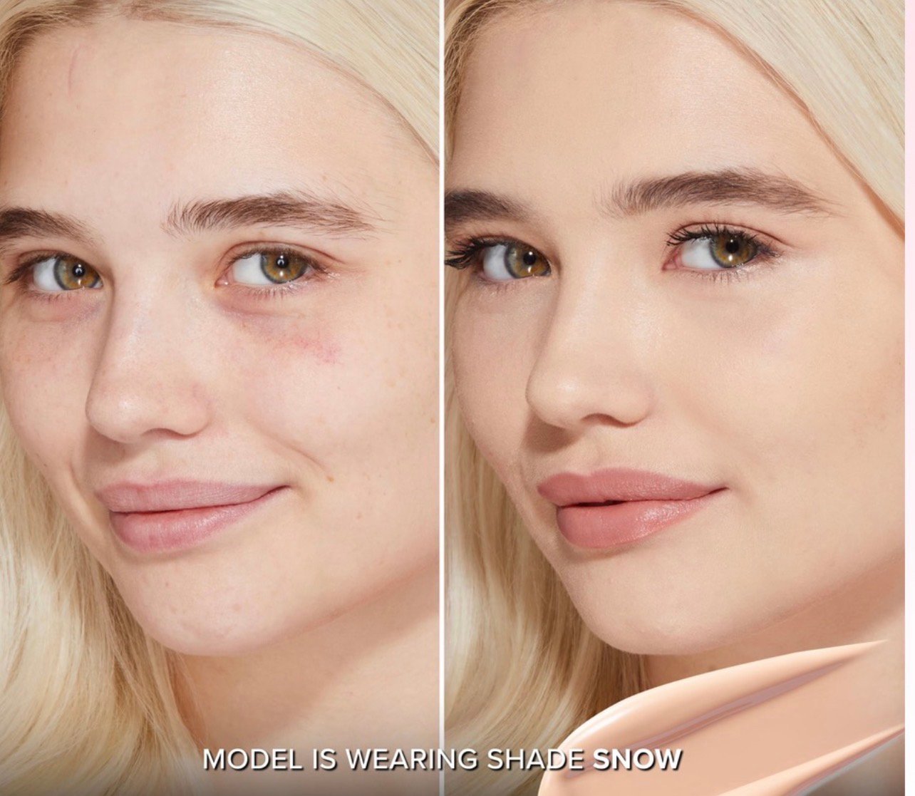 Too faced Born This Way Undetectable Medium-To-Full Coverage Foundation snow - Image 3