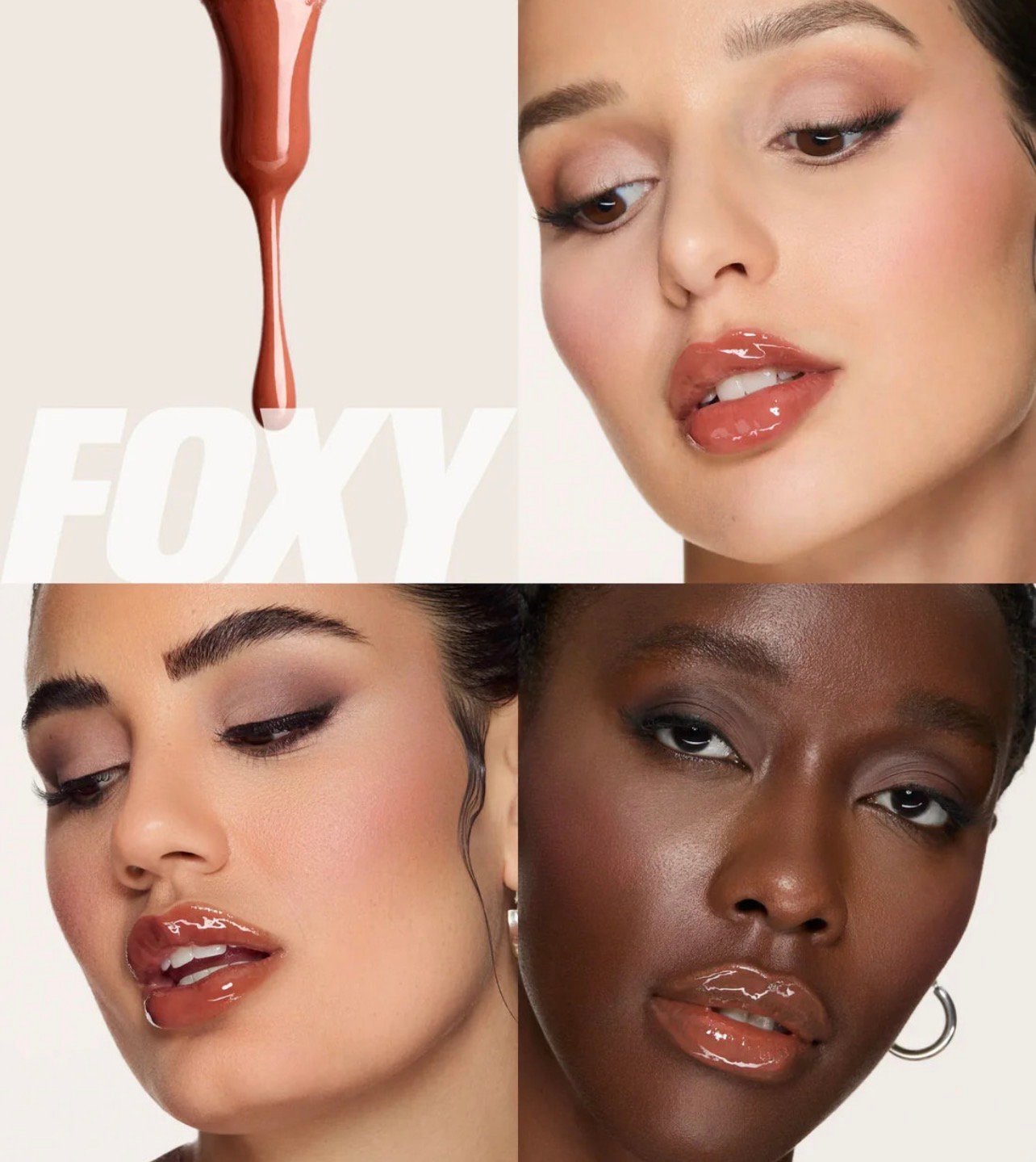 Huda Beauty FAUX FILLER EXTRA SHINE LIP GLOSS foxy - Image 3