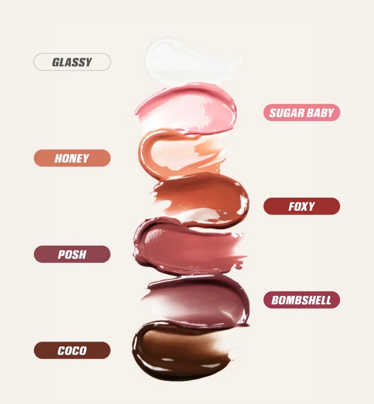 Huda Beauty FAUX FILLER EXTRA SHINE LIP GLOSS foxy - Image 4
