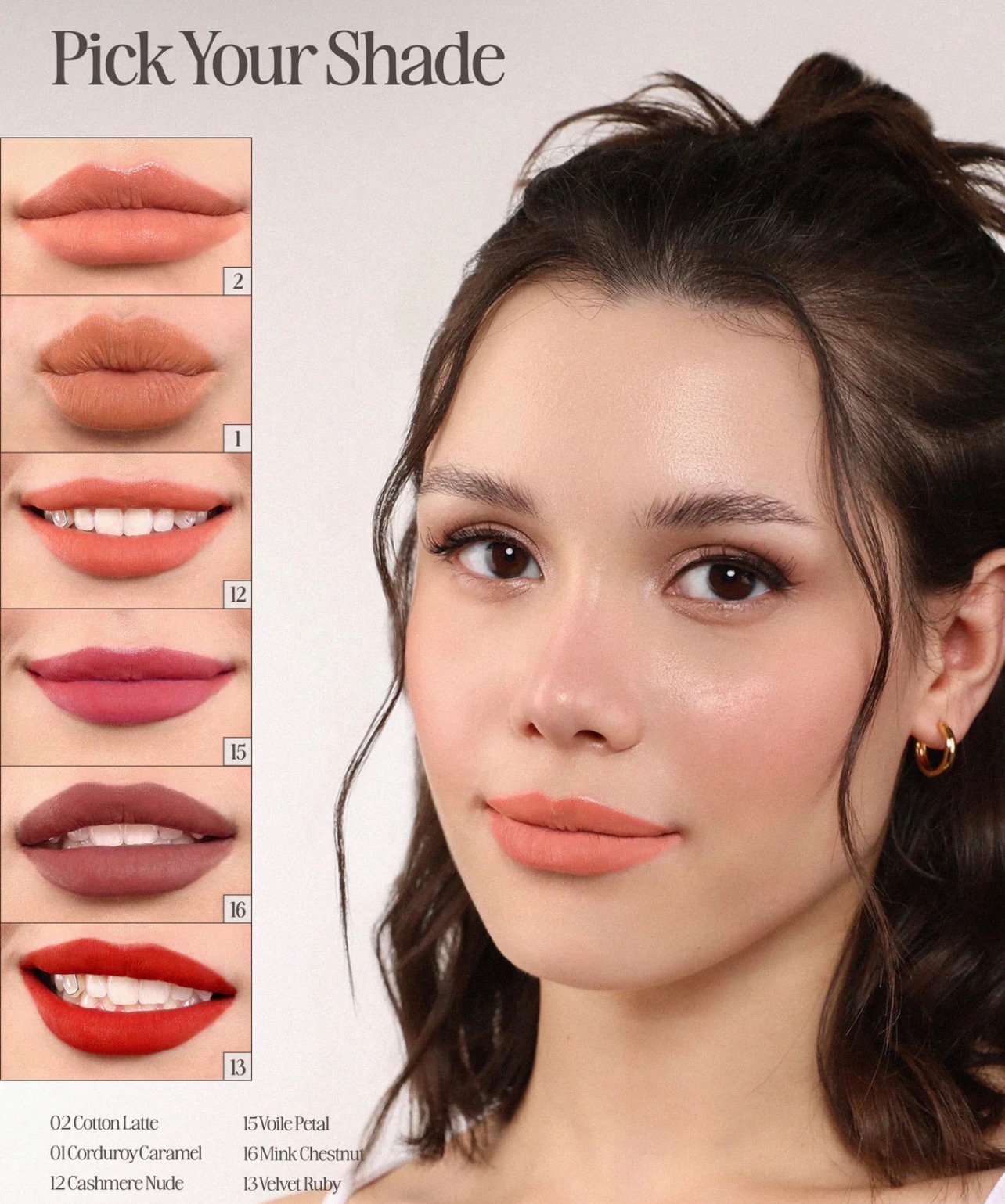 Moira CUSHION KISS LIP CREAM (001, CORDUROY CARAMEL - Image 4