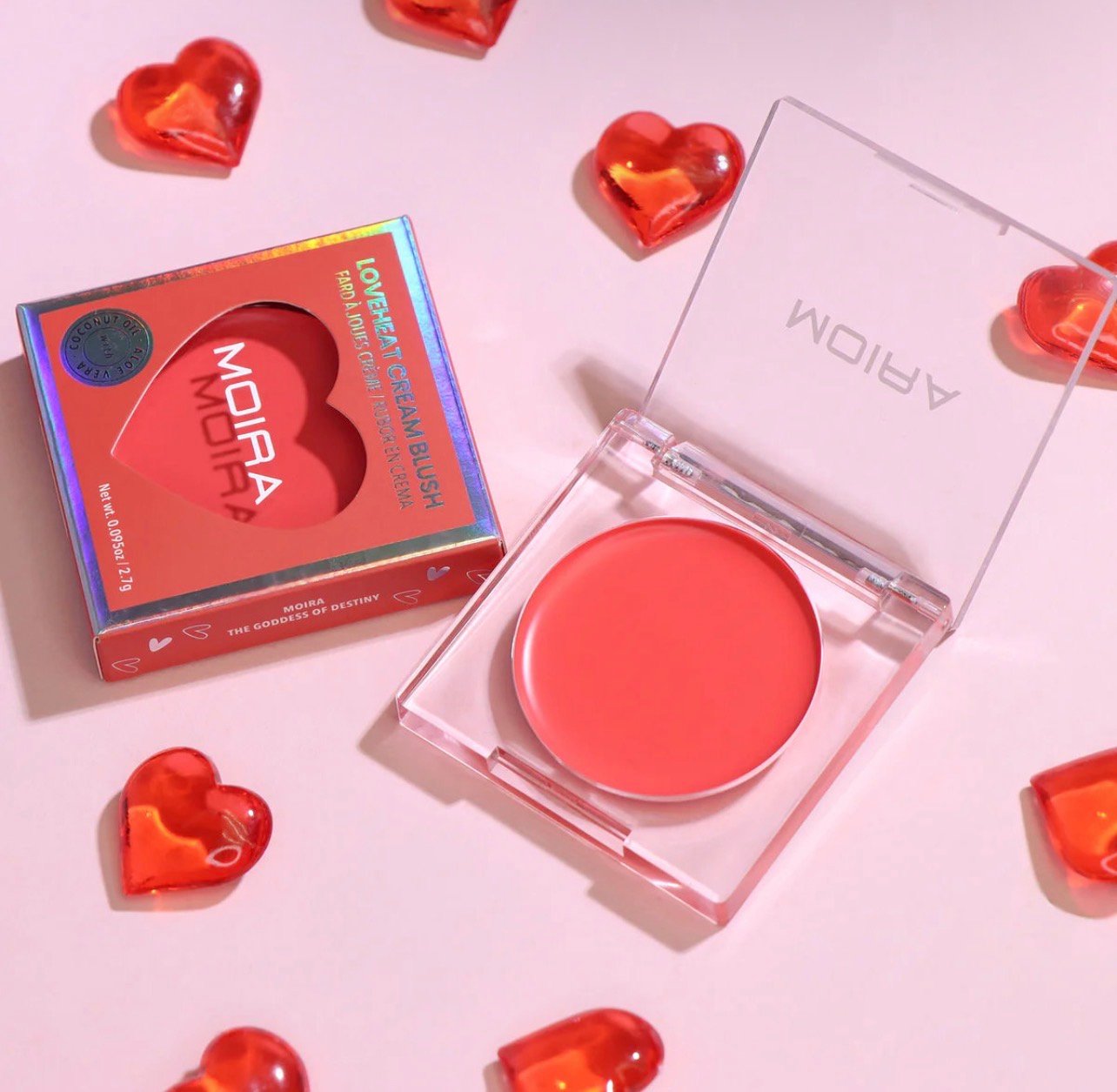 Moira LOVEHEAT CREAM BLUSH (004, I ADORE YOU) - Image 2