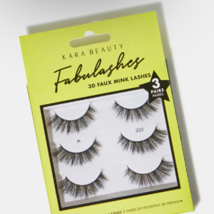 Kara beauty 3D Faux Mink False Eyelashes Style a 202