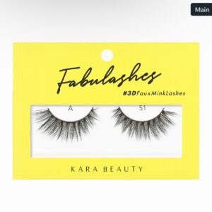 Kara beauty 3D Faux Mink False Eyelashes Style A51
