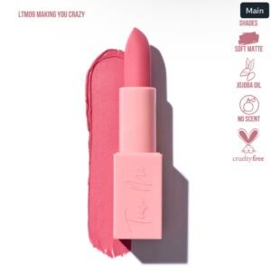 BEAUTY CREATIONS TEASE ME SOFT MATTE LIPSTICK (SHADE MAKING YOU CRAZY)