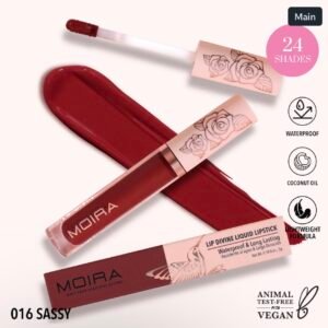 Moira LIP DIVINE LIQUID LIPSTICK (016, SASSY)