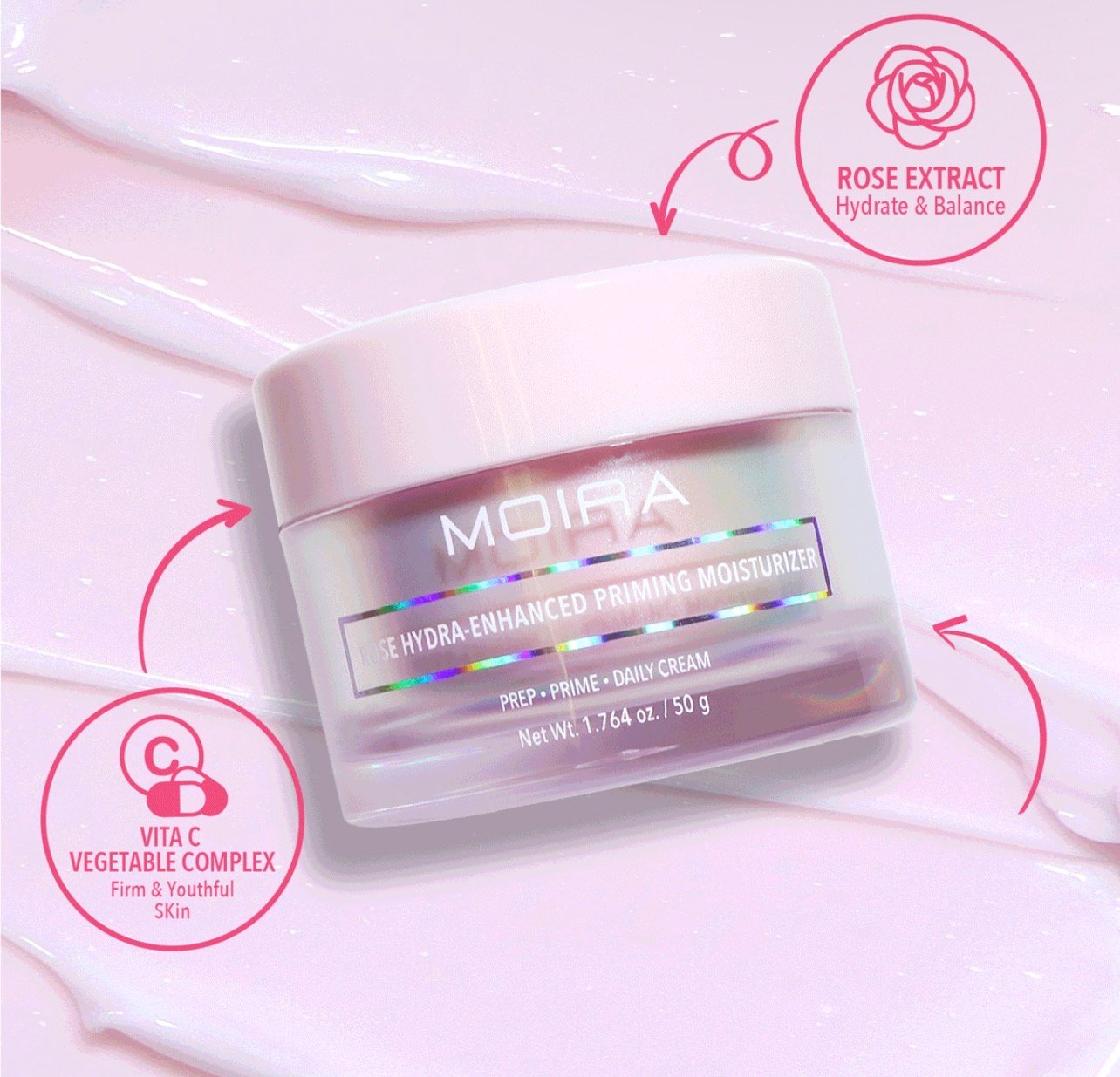 Moira ROSE HYDRA-ENHANCED PRIMING MOISTURIZER - Image 3