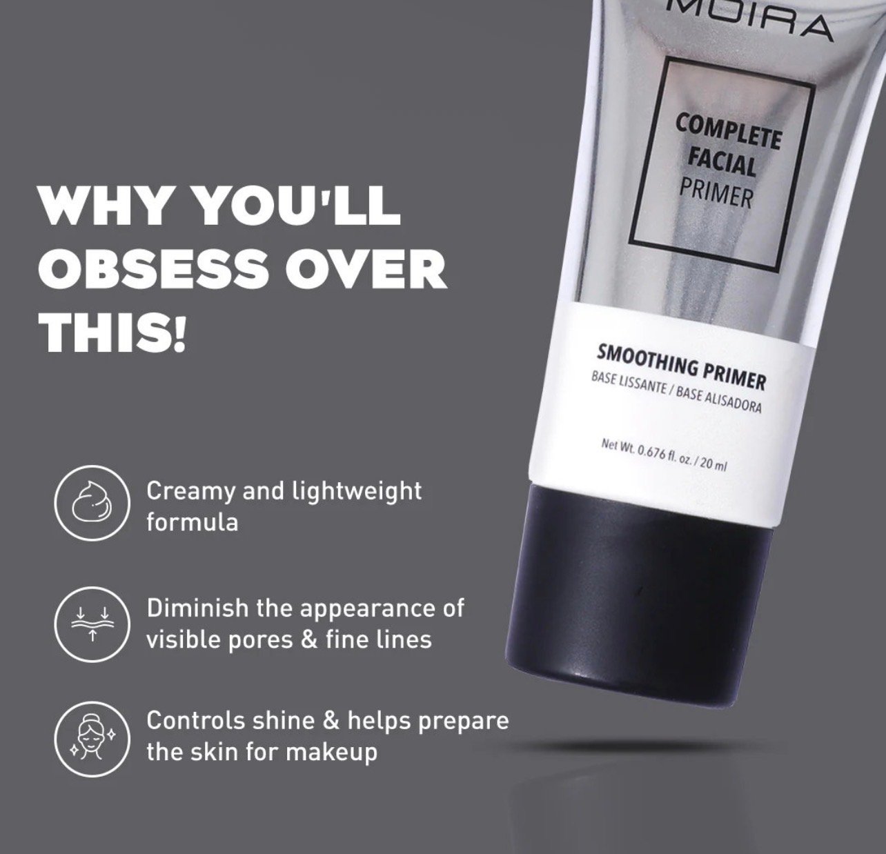 Moira Complete Facial Primer (001 Smoothing) - Image 4