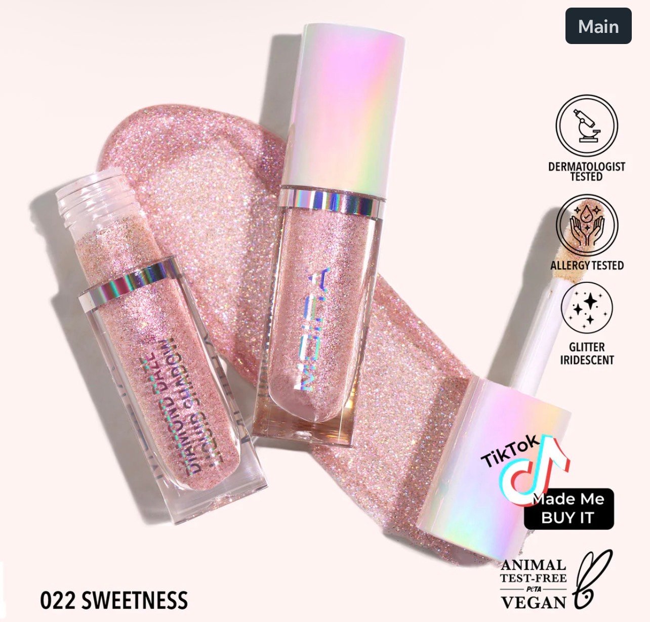 Moira DIAMOND DAZE LIQUID SHADOW (022, SWEETNESS)
