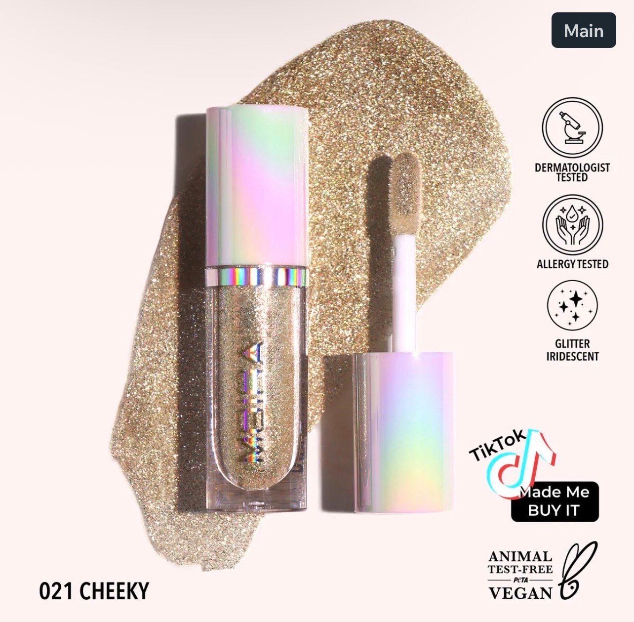 Moira DIAMOND DAZE LIQUID SHADOW (021, CHEEKY)