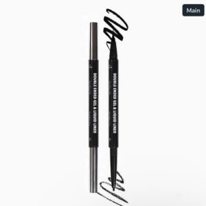 Moira Double Ended Gel & Liquid Liner COLOR: 001 BLACK