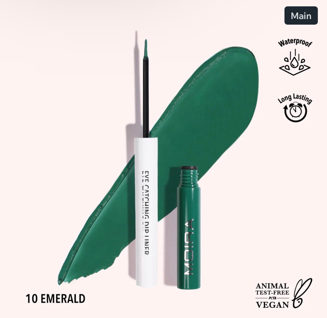 Moira EYE CATCHING DIP LINER (010, EMERALD)