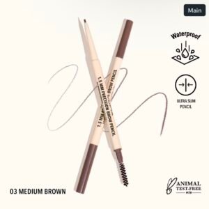 Moira eye brow pencil shade medium brown