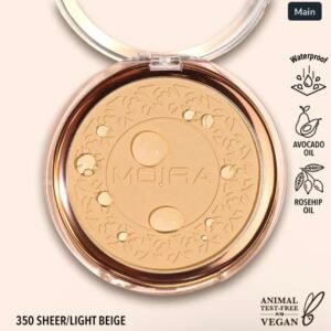 Moira compact powder 350 sheer/medium